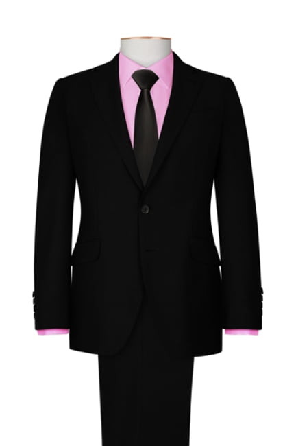 SUITS NOTCH LAPEL BLACK