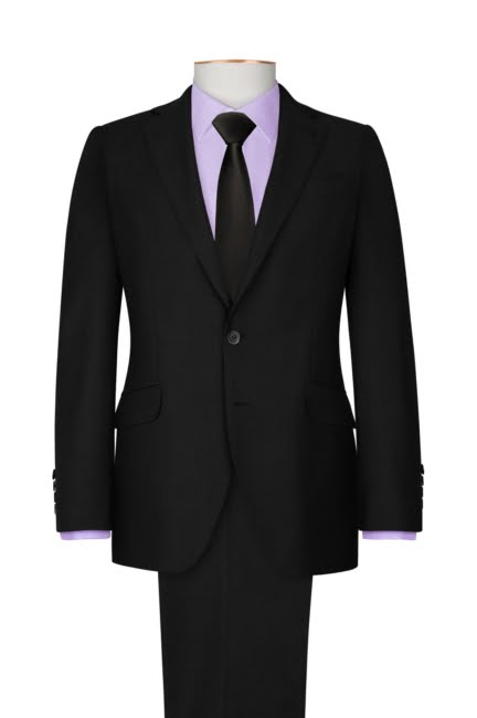 SUITS NOTCH LAPEL CHARCOAL